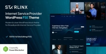 Starlinx 1.0.3 – Broadband & Internet Service Provider FSE WordPress Theme
