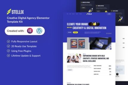 Stellix 1.0 – Creative Digital Agency Elementor Template Kit
