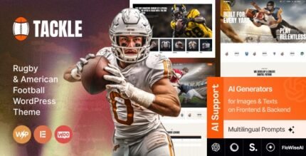 Tackle 1.0.0 – Rugby & American Football WordPress Theme