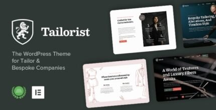 Tailorist 1.2 – Tailoring & Fashion WordPress Theme