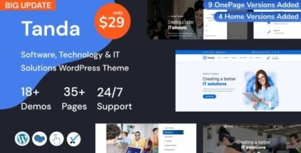 Tanda 1.7 – Technology & IT Solutions WordPress Theme