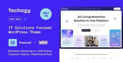 Techogy 1.0 – IT Solutions & Services WordPress Theme
