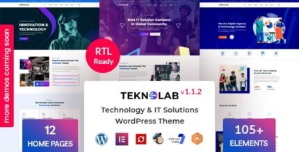Teknolab 1.1.7 – Technology & IT Solutions WordPress Theme