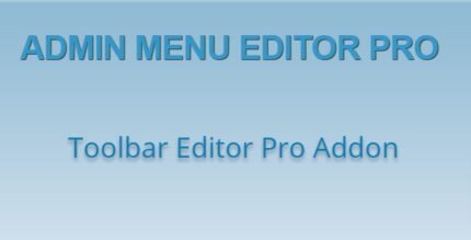 WordPress Toolbar Editor Pro Addon 1.5.2