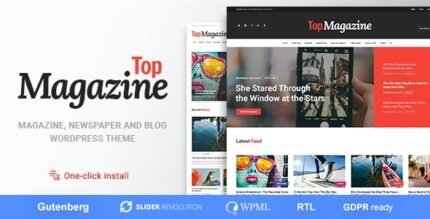 Top Magazine 1.2.3 – Blog and News WordPress Theme