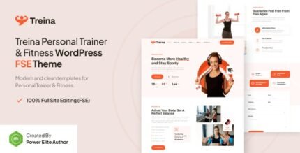 Treina 1.0.3 – Personal Trainer & Fitness FSE WordPress Theme