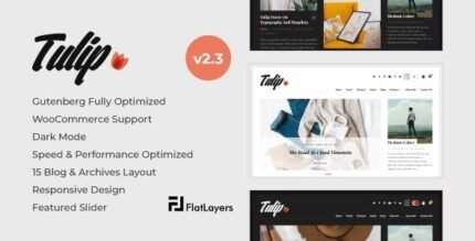 Tulip 2.4 – Responsive WordPress Blog Theme