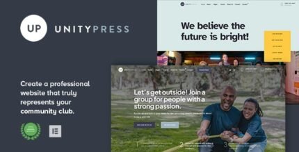 UnityPress 1.3 – Community Club WordPress Theme