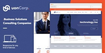 Uon Corp 1.1.0 – Company and Business Consultation WordPress Theme