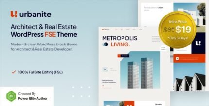 Urbanite 1.0.0 – Architect & Real Estate Developer FSE WordPress Theme