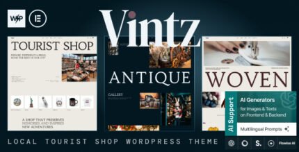 Vintz 1.3.0 – Local Tourist Antique Shop WordPress Theme