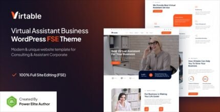 Virtable 1.0.2 – Virtual Assistant Business FSE WordPress Theme