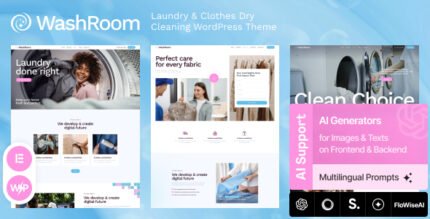 Washroom 1.4.0 – Laundry & Clothes Dry Cleaning WordPress Theme