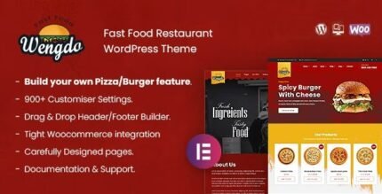 Wengdo 2.2 – Fastfood WordPress Theme