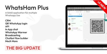 WhatsHam 6.1 – Cloud based WhatsApp SAAS, Wa Warmer, CRM