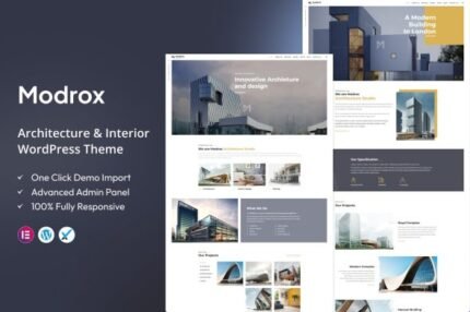 Modrox 2.7 – Architecture and Interior WordPress Theme