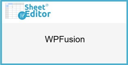 WP Sheet Editor WPFusion 1.0.3