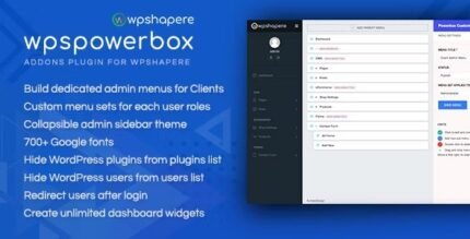 WPSPowerbox 3.0.2 – Addon for WPShapere WordPress Admin Theme