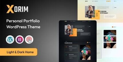 Xorim 1.0.0 – Personal Portfolio & Resume WordPress Theme